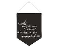 At Any Street Corner The Feeling of Absurdity Can Strike Any Man in The Face Striscione su tela motivazionale da appendere alla parete striscione bandiera bandiera da parete decorazione per la casa