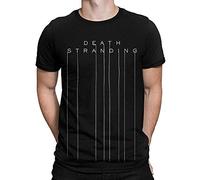 AT Death Stranding Graphic T-Shirt, Hideo Kojima Video Game Tee, XL, Black
