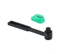 at-for VMN95E - Pennino di ricambio per cartucce giradischi serie VM95, punta ellittica con cantilever in lega di alluminio e spazzola per la pulizia