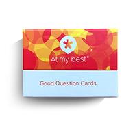 At My Best Good Question Cards - Confezione da 48 | Domande stimolanti per ispirare conversazioni positive | Ideale per coaching, consulenza, insegnamento, mentoring, gestione e team building
