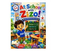 At School with Zizo: A Fun Picture Book About School Life, Classroom Tools, and Good Habits for Kids Ages 3-6