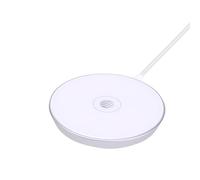 AT&T Pad di ricarica magnetico wireless certificato Qi 15W per Apple iPhone, Google Pixel e Samsung Galaxy (bianco)