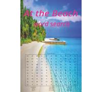 At the Beach Word Search: A beach themed word find puzzle