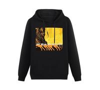 At The Drive in Relationship of Command Hoody Unisex Long Sleeve Hooded with Pocket Black S