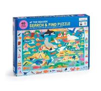 Mudpuppy Puzzle "At the Seaside" Cerca e Trova 64 pezzi