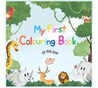 At The Zoo Colouring Book: Learn English with Zoo Animals