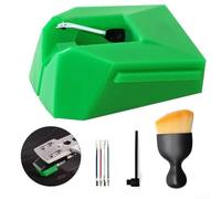 AT VMN95E - Pennino di ricambio compatibile con AudioTechnica ATLP120XUSB con asta in alluminio e ago ellittico per un tracciamento ottimale del suono