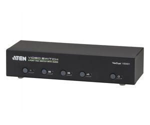 AT-VS0401 - VGA - Black - Metal - 65 m - 300 MHz - 1920 x 1440 pixels