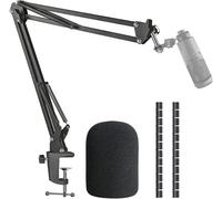 AT2020 SHOCK MOUNT CON PARAVENTO SUPPORTO FILTRO POP NERO