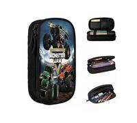 (AT38)Monster Jam Grave Digger Accessories Pencil Case Large Capacity School Accessories Pencil Case Stationery Gift
