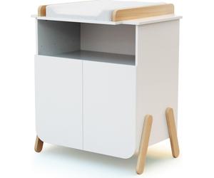 AT4 by Teamtex Mobile per Fasciatoio Neonato (NON INCLUSO) colore Bianco e Legno - Pirate