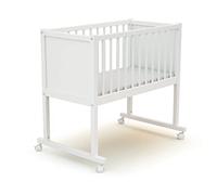 AT4 - Culla bambini CONFORT legno - Bianco - 40 x 80-86 x 58 x 80 cm