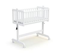 AT4 - Culla co-sleeping evolutiva ESSENTIEL legno - Bianco - 40 x 80-88 x 52 x 90 cm