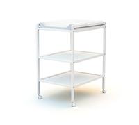 AT4 - Fasciatoio 2 prateleiras ESSENTIEL legno ESSENTIEL - Bianco - 54 x 74 x 94 cm