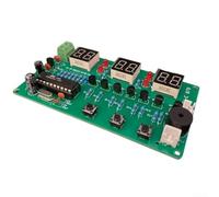 AT89C2051 - Kit orologio digitale a LED a sei cifre, kit elettronico fai da te per studenti e appassionati di elettronica