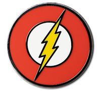Ata-Boy DC Comics The Flash Logo Licenza Ufficiale Patch, Pin e Altro!, XXX-Small, Smalto