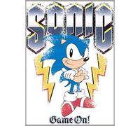 Ata-Boy Sonic The Hedgehog Magnet - Magnete su bianco, 6,3 x 8,9 cm, per frigoriferi, lavagne e decorazioni armadietti