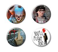 Ata-Boy Stephen King's It Movie - Set di 4 bottoni da collezione da 3,2 cm