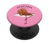 Atacama Cile Flamingo Retro Tramonto PopSockets PopGrip Adesivo