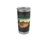 Atacama Desert Cile Vintage Sud America Viaggi Bicchiere termico in acciaio inox doppia parete