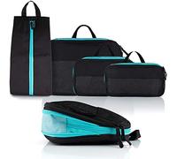 Atacama Organizer Valigia da Viaggio Set da 4 Borse per Accessori Valigie e Abiti - Cubotto Sacca Travel Rete Salvaspazio - Accessori Organaizer Aereo