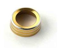 ATACDVDYEU Accessori L'Interno per Smart 453 per Fortwo per Forfour Pomello Regolazione dello Specchietto Retrovisore Anello Decorativo in Lega Alluminio(Oro)