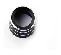 ATACDVDYEU Accessori L'Interno per Smart 453 per Fortwo per Forfour Pomello Regolazione dello Specchietto Retrovisore Anello Decorativo in Lega Alluminio(Nero)