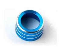 ATACDVDYEU Accessori L'Interno per Smart 453 per Fortwo per Forfour Pomello Regolazione dello Specchietto Retrovisore Anello Decorativo in Lega Alluminio(Blu)