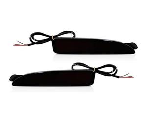 ATACDVDYEU Per La Prima Generazione Per Mazda 3 2004-2008 Luci A LED Rosse Per Auto Riflettori Per Berline E Portelloni Laterali Indicatori Direzione Dinamici(Smoked Lens)