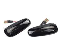 ATACDVDYEU Per Opel Per Zafira A 99-05 Per Astra G 98-09 2 PEZZI Indicatore Direzione Dinamico Luce Posizione Laterale Pannello 12V LED Indicatori Direzione Dinamici(Dynamic Smoked Black)
