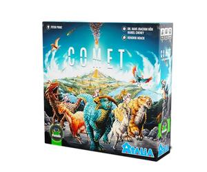 ATALIA | Comet | Gioco da tavolo Strategico | Salva i Dinosauri prima dell'estinzione | 2-4 Giocatori | A partire da 12 Anni | Durata da 45 a 75 Min | Gioco iniziato | Universo Preistorico