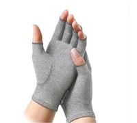 Atan Guanti a compressione in bambù per alleviare il dolore da artrite, guanti di supporto senza dita per dolori articolari, tunnel carpale, sollievo reumatoide e riduzione del gonfiore delle mani,