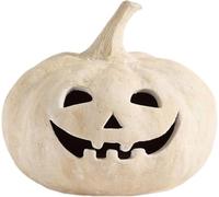 Ataoyus Decorazione autunnale - Decorazioni di Halloween - zucca in terracotta fatta a mano Jack O' Lanterna per esterni e interni - Carino Halloween Autunno Fattoria Tavolo Festival Decorazione per