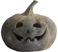 Ataoyus Decorazione autunnale - Decorazioni di Halloween - zucca in terracotta fatta a mano Jack O' Lanterna per esterni e interni - Carino Halloween Autunno Fattoria Tavolo Festival Decorazione per