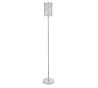 ATAPNLNMTZ Piantana Lampada da Terra in Cristallo, Lampade da Terras con Base Pesante, Luce a Tre Colori con Telecomando, Lampadas Alta per Soggiorno, Camera da Letto(Silver)
