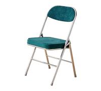 ATAPNLNMTZ Sedie Pieghevoli con Schienale, Sedie Pieghevoli Imbottite, Sedia Portatile, Struttura in Metallo, per Sala da Pranzo, Matrimoni(Blue)