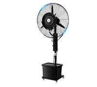 ATAPNLNMTZ Ventilatore Nebulizzatore Industriale con Serbatoio 45L, Ventilatore da Pavimento Oscillante a 3 Velocità, Altezza Regolabile, per Fabbrica e Ristorante(31.8x64.9-76.7in/71x165-195cm)