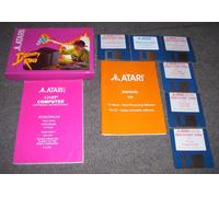 Atari 520 1040 St Ste Computer Discovery Confezione Xtra Giochi Dischi E Manuali