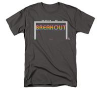 Atari - Breakout 2600 - T-Shirt Corto Unisex Per Adulti - Grigio