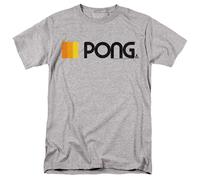 Atari - Distintivo - Adulto Unisex T-Shirt - Grigio