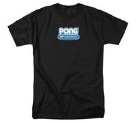 Atari - Pong 50 - T-Shirt Breve Manica Unisex Adulti - Nera