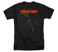 Atari - Tempesta Schermo - T-Shirt Da Uomo E Donna A Manica Corta - Nera