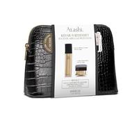 Atashi | Ritual Ripara e Rende Denso | Siero Rimpolpante Antirughe 50 ml + Crema Riparatrice Anti-età 50 ml + Regalo di Contorno Occhi Uplifting 15 ml e Beauty Case Nero
