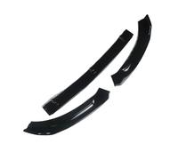 ATATKRT 3 splitter per spoiler paraurti anteriore compatibile con VW Virtus Trendline MT MSI TSI Comfortline 2017-2021 diffusore bodykit tuning anti-collisione modifica automobilistica