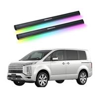 ATATKRT Pedane elettriche con luci compatibili con Mitsubishi Delica 2012-2025, pedane laterali elettriche retrattili for camion e SUV, barre portapedane in alluminio resistenti