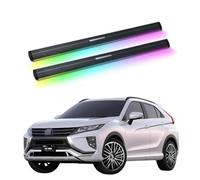 ATATKRT Pedane elettriche con luci compatibili con Mitsubishi Eclipse Cross 2018-2025, pedane laterali elettriche retrattili for camion e SUV, barre portapedane in alluminio resistenti