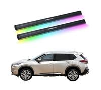 ATATKRT Pedane elettriche con luci compatibili con Nissan X-TRAIL 2015-2020, pedane laterali elettriche retrattili for camion e SUV, barre di pedana in alluminio resistenti