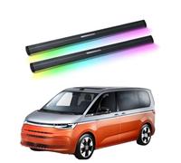 ATATKRT Pedane elettriche con luci compatibili con VW Multivan 2012-2022, pedane laterali elettriche retrattili for camion e SUV, barre portapedane in alluminio resistenti