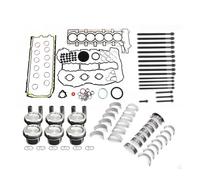 ATATKTHTys Kit guarnizioni pistoni revisione motore N54 3.0 L6 Pistoni Fasce elastiche Φ84mm 11257610295 11247576714 Compatibile for BMW 335i E90 E92 E88 E60 E71 F02