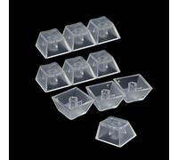 ATATMOUNT 10 Pezzi copritasti in ABS Trasparente copritasti Tastiera Meccanica copritasti retroilluminati opachi per Tastiera Meccanica Interruttore Cherry Gateron